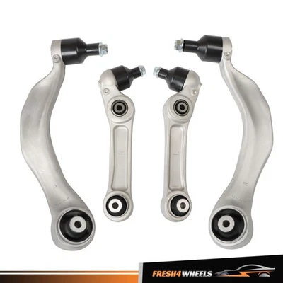 4PCS Front Lower Upper Control Arms For BMW 528i 535i 550i 640i 650i 2011-2019 - Image 1 of 4