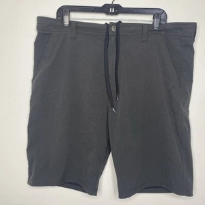 Prana Stretch Zion Zipstop Nylon Shorts Mens Sz 38  Grey Hiking Trail Outdoors - Picture 1 of 8
