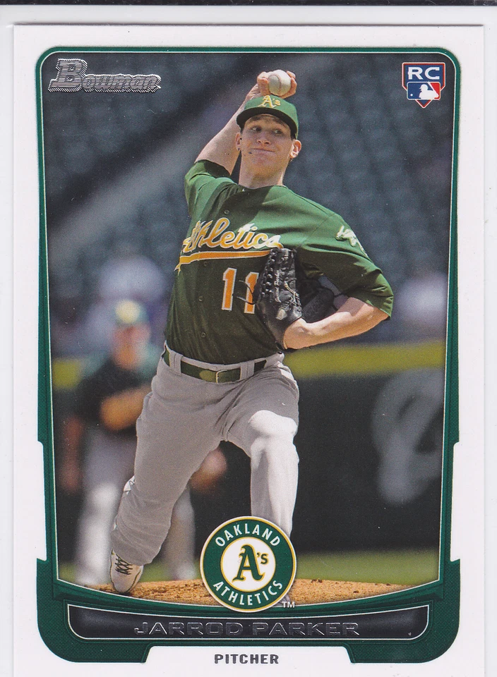 Jarrod Parker Oakland A's 2012 Bowman Draft Rookie Card Foto 1 de 1