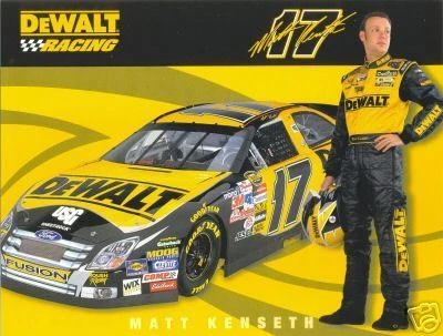 MATT KENSETH 2006 DEWALT RACING NEXTEL CUP POSTCARD Cover