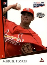 2009 TRISTAR PROjections Yellow #193 Miguel Flores /25