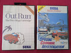 Lot Sega Master System PAL - Out Run et SCI Special Criminal Investigation      