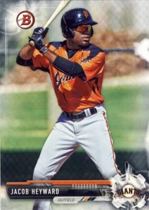 Lote de (100) tarjetas de novato 2017 Bowman Draft Jacob Heyward #BD-22 Giants - Imagen 1 de 1