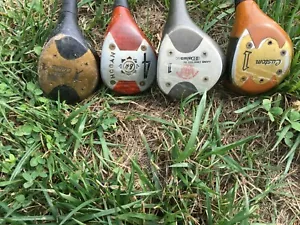 Ben Hogan Speed Slot 4 Golf Club Steel Shaft Persimmon Wood Vintage Made In USA - Picture 1 of 12