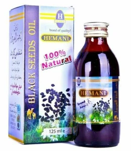 Hemani Black Seed Oil (Kalonji) 125ml 100% Natural Nigella Sativa(Pack of 10 ) - Picture 1 of 2