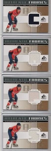 2011-12 SP Game Used Authentic Fabrics Alexander Semin Gold  x4 Spells "CAPS" - Picture 1 of 2
