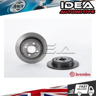 Brake Discs Rear Idea Fits Mini Cooper One 1.4 1.6 D 2.0 One 34216774987 - Image 1 of 4