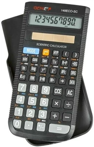 Calculatrice Scientifique Genie 149 ECO-SC à Energie Solaire - Noir Genie - NEUF - Photo 1/2