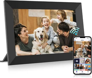 Digital Picture Frame 32GB Storage 10.1 Inch Wifi Electronic Photo Frame SD Card - Picture 1 of 9