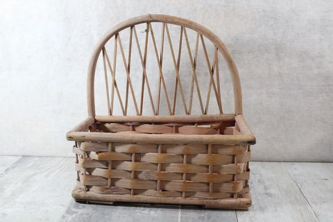 NoS  Wall Pocket Baskets Straw Wicker Planter BOHO Cover