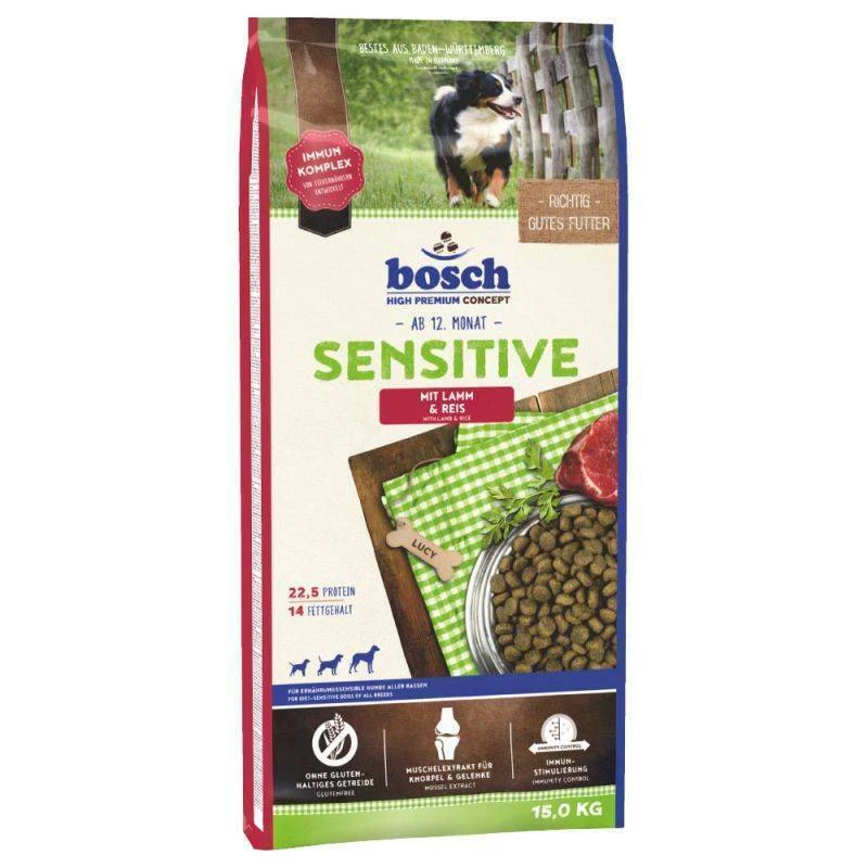 Bosch Sensitive Lamm & Reis Hundefutter - 15kg