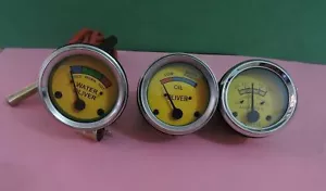 Oliver Tractor Oil Pressure, Ammeter, Temperature Gauge Set Replacement - Picture 1 of 2