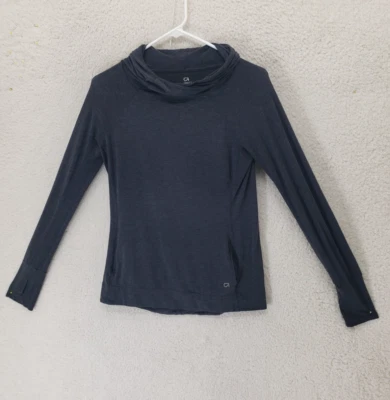 Top Gap Fit Mujer Extra Pequeño Gris Mezcla Lyocell Manga Larga Ropa Activa Pullover Foto 1 de 4