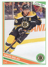 2013-14 O-Pee-Chee Boston Bruins Hockey Card #341 David Krejci