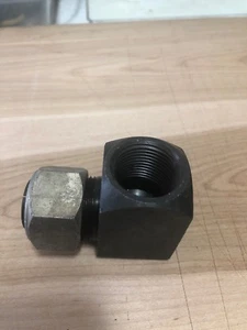 Hydraulik Verschraubung Rohr 90 GRAD KRÜMMER KOMPRESSION 3/4" auf 3/4 NPT Innengewinde A3R1 - Bild 1 von 3