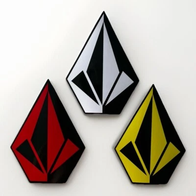 VOLCOM STICKER 8 Inch XL Volcom Team Stickers 3 PACK Lost Slater Skateboard Fcs - Image 1 of 4