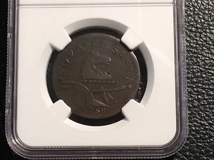 1788 Head Right New Jersey Colonial Coin NGC Xf Details Half Price NP Coin - Picture 1 of 6