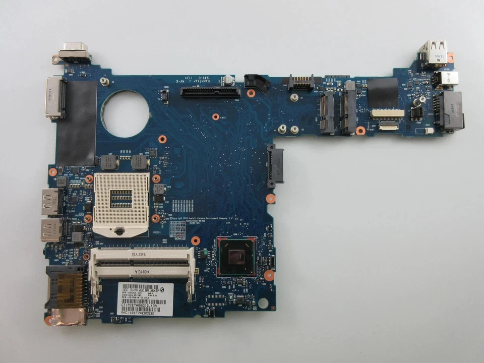 Motherboard for HP Elitebook 2560p - 651358-001 - Intel - Image 1 of 1