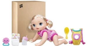 Hasbro Baby Alive BABY GO BYE BYE Bebé Rubia Niña Muñeca Completa y Nueva En Caja - Imagen 1 de 10