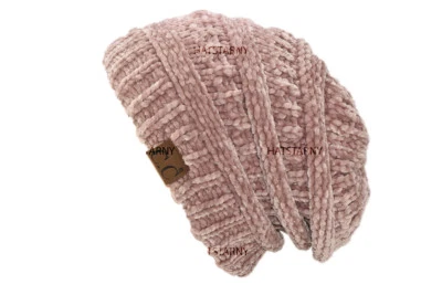 C.C Chenille Solid Ribbed Beanie Soft Stretch Cable Knit Warm Skull Cap - Image 1 of 4