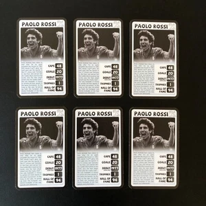 Paolo Rossi 2010 Top Trumps Tournament FIFA World Cup 6 Card Lot Soccer - Picture 1 of 12