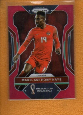 Mark-Anthony Kaye 2022 Prizm FIFA World Cup Prizms Red #51 /399 Canada - Image 1 of 4