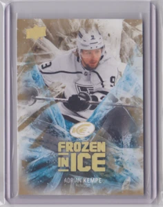 2023-24 UD ICE FROZEN IN ICE GOLD PARALLEL 9/25 ADRIAN KEMPE #FI-14 L.A. KINGS - Picture 1 of 2