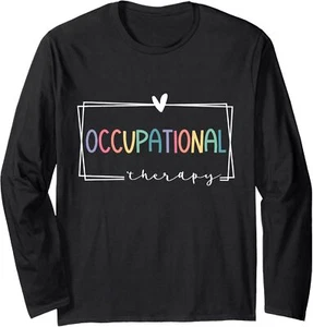 Cute Occupational Therapy Costume OT Therapist Long Sleeve T-Shirt - Picture 1 of 8