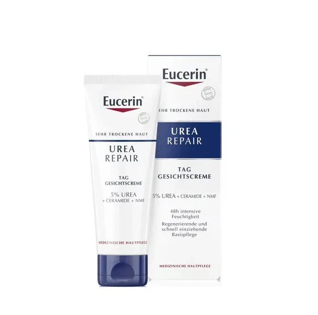 Eucerin UreaRepair Tag Gesichtscreme 5%, sehr trockene Haut, 50 ml, PZN 15294332