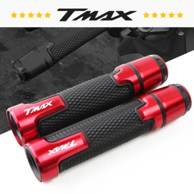 Manopole Moto CNC in Alluminio e Gomma Antiscivolo 22mm Universali Yamaha TMAX - Изображение 1 из 4