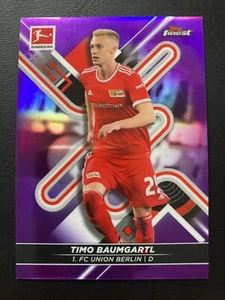 2021-22 Finest Bundesliga Purple Refractor Timo Baumgartl ed/250 UNION BERLIN - Bild 1 von 2
