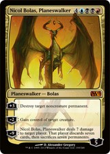 Nicol Bolas, Planeswalker ~ Lightly Played Magic 2013 M13 MTG Magic UltimateMTG