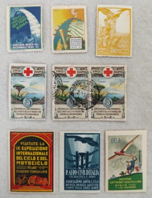 erinnofilo aviazione crociera croce rossa napoli esposizione ciclo aero club - Immagine 1 di 4