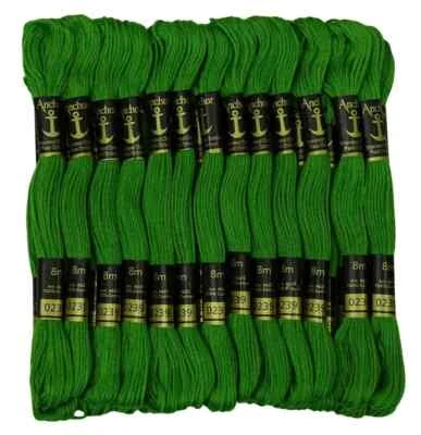 Anchor Stranded Embroidery Thread Cross Stitch Floss Cotton Threads Hand Green - Image 1 of 4