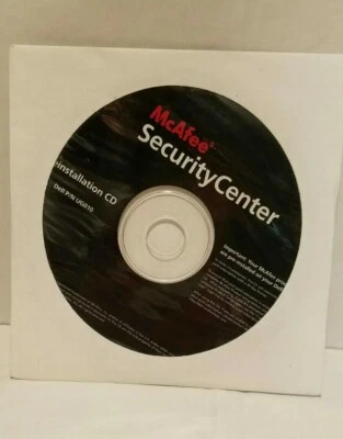 McAfee Security Center Reinstallation CD 2005 NEW IN PACKAGE - Image 1 of 2