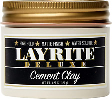 Layrite Cement Clay Pomade, White