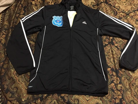 Adidas New Orleans Hornets Buzz Patrol Cheerleader Jacket Women’s Medium Cover