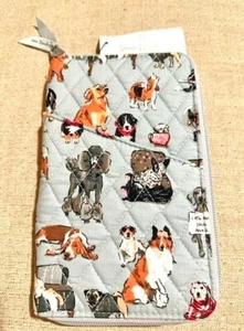Vera Bradley Dog Show Pattern Family Travel Wallet - Picture 1 of 11