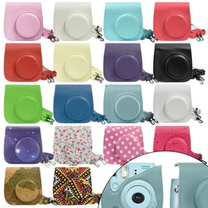 Camera Case Bag for Fujifilm Instax Mini 8 / 8+ / 9 Camera - Choose Color/Design - Picture 1 of 21