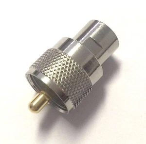 5 Pack FME Male Plug to UHF Male PL-259 Plug RF Coaxial Coax Adapter Connector  - Picture 1 of 3