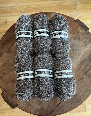 Lote de 6 madejas de 50gms cada una Hayfield KILMORY JEWELS Mezcla de nylon Foto 1 de 4