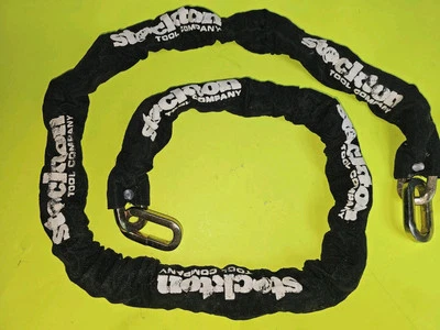 HIGH SECURITY CHAIN BIKE EQUIPMENT MOTORBIKE ATV BOAT SCOOTER JOB SITE LOCK - Image 1 of 4