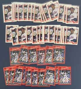 (50) 1990 (35 Donruss & 15 Fleer) Sammy Sosa Rookie Card Lot EX-MT Cubs 600 HR - Picture 1 of 3