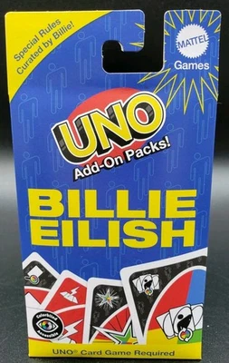 2025 Mattel UNO x "Billie Eilish" Edition Add On Pack Card Game - New - Image 1 of 4