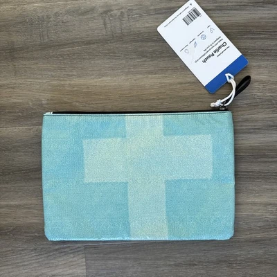 Bolso de Mano Rareform Charlie Pouch Teal Light Resistente al Agua Retazos Reciclado Foto 1 de 4
