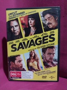 Savages - DVD 2012 Region 4 - John Travolta, Salma Hayek - Like New Free Postage - Picture 1 of 2