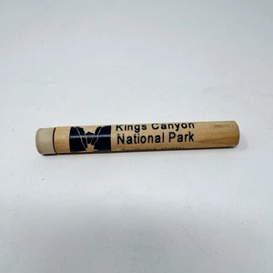 Kings Canyon National Park Wooden Toothpick Holder 3.75” Souvenir - Picture 1 of 3