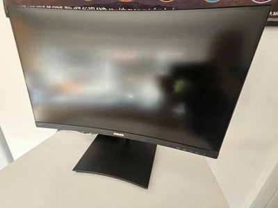 Philips 23.6 Inch Gaming Monitor Full HD LCD 75 Hz Curved 241E1SCA/00 - Image 1 of 4
