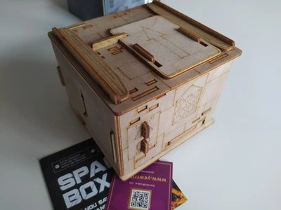 Escape Space Box Holzpuzzle Rätsel - Bild 1 von 3