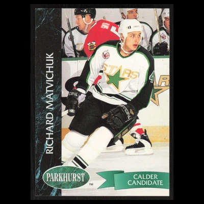 Richard Matvichuk Rookie #74 1992 Parkhurst Minnesota North Stars Hockey Card NM - Image 1 of 3